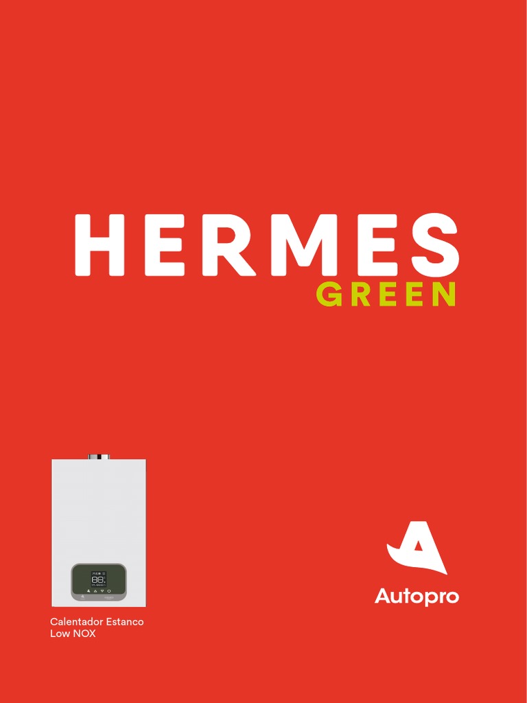 Calentador Hermes Estanco AUTOPRO 12L Gas Butano - PRESUSERVI