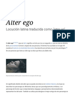 Alter Ego - Wikipedia, La Enciclopedia Libre