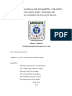 Esquema Del Informe Estadístico