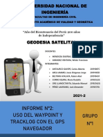 2do Informe de Geodesia Satelital (Grupo N°1)