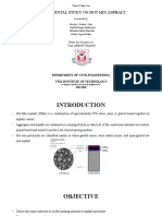 Experimental Study On Hot Mix Asphalt: Presented by