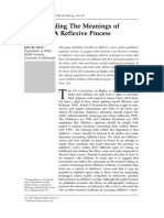 Understanding The Meanings of Children: A Reflexive Process: CHILDREN & SOCIETY VOLUME 12 (1998) Pp. 325 335