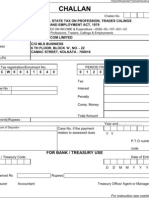 P Tax Challan Format