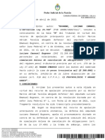 Jurisprudencia 2022 - B., L. E. S Infracción Ley 24.769