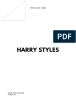 Harry Styles: Trabalho de Inglês