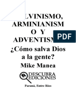 Calvinismo Arminianismo y Adventismo