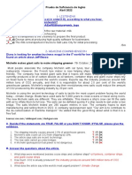 Prueba de Suficiencia de Inglés Logìstica