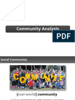 Analyzing Social Media Communities