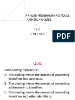 INT402 Quiz (Unit 1 To 6)