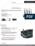 User Manual: 8 Band Desktop RF Signal Jammer