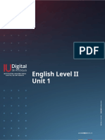 English Level II Unit 1
