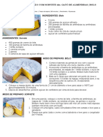 Bolo de Amêndoas e Limão Com Sorvete (Dani Noce)