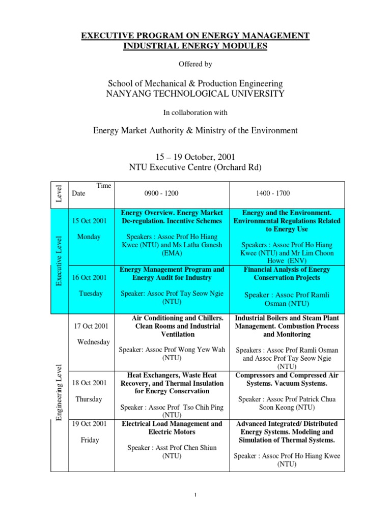 Energy Management Program Draft 10 01 PDF Hvac Efficient Energy Use