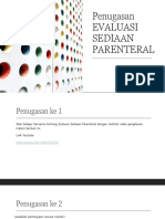 Penugasan Evaluasi Sediaan Parenteral