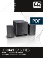 LDDAVEG3 LD Systems Bedienungsanleitung Serie EN DE FR ES PL IT