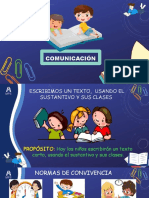 22-Ppt Com-Escribimos Un Texto, El Sustantivo (23-27 de Mayo) - Kjiy6riiim