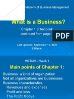 01b - What is a Business (Cont'd) - Sept 14