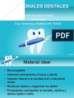Materiales dentales 
