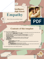 Emotional Intelligence Subject for High School - 9th Grade_ Empathy by Slidesgo