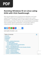 Running Windows 10 On Linux Using KVM With VGA Passthrough - Heiko's Blog