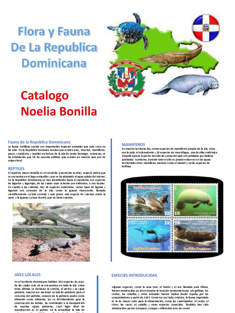 Flora y Fauna | PDF | República Dominicana | Arboles