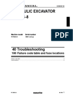 PC78US-8 SEN04555-01 Troubleshooting