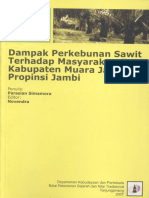 Dampak Perkebunan Sawit Muara Jambi