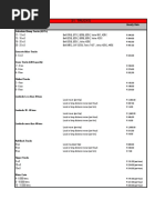 Trucks: Description Hourly Rate