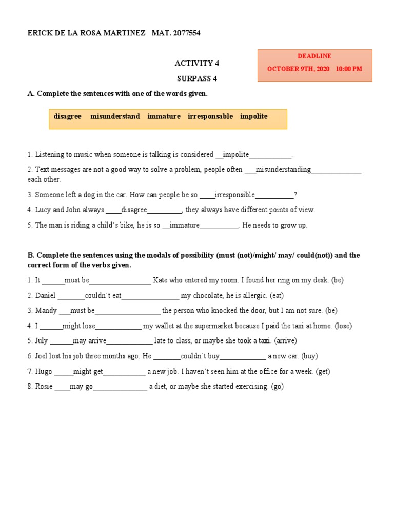 S4 Activity 4 | PDF