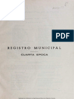 Registro Municioal Cuarta Epoca