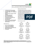 Features General Description: Low I, Low Dropout 300ma Fixed Voltage Regulator