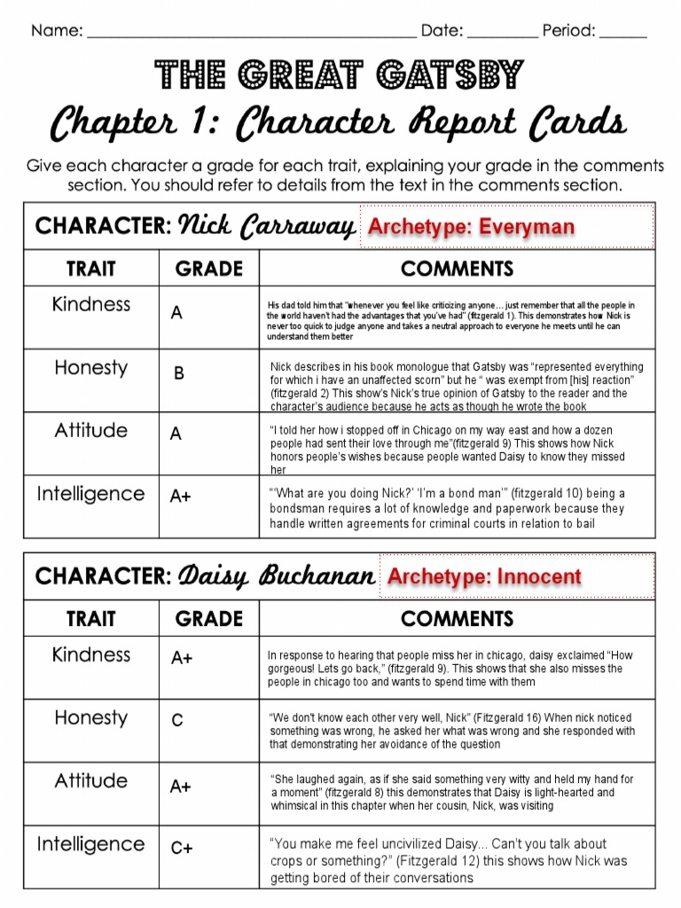 Gatsby CH | PDF | The Great Gatsby
