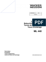 ML 440 manual de partes