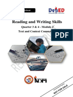 Readingandwriting11 Q3and4 Mod2 Textandcontextconnections v5-1