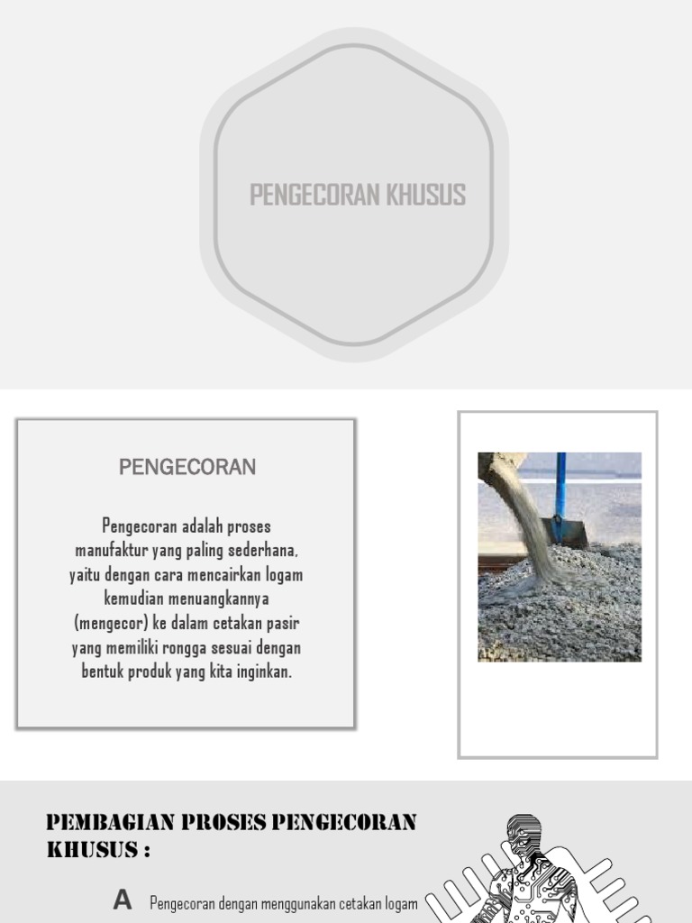 Proses Pengecoran Khusus Logam dan Tekniknya | PDF