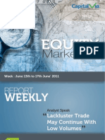 Equity Reports for the Week (13th - 17th June '11)