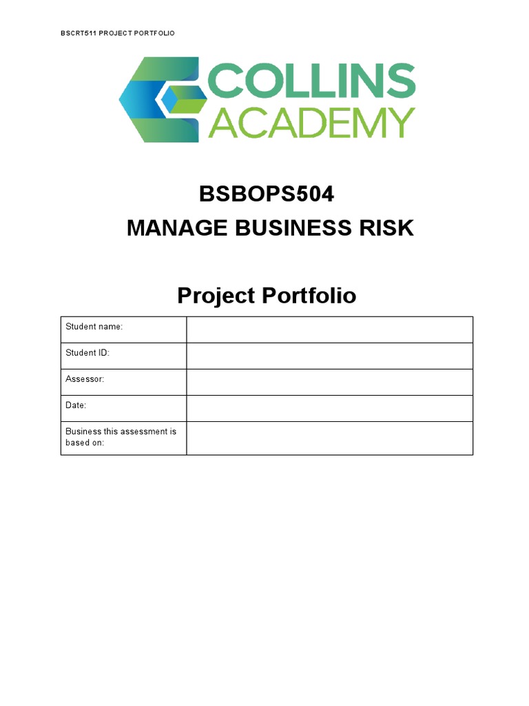 Attachment 1 - Project Portfolio Template (Ver. 1) | PDF | Thought ...