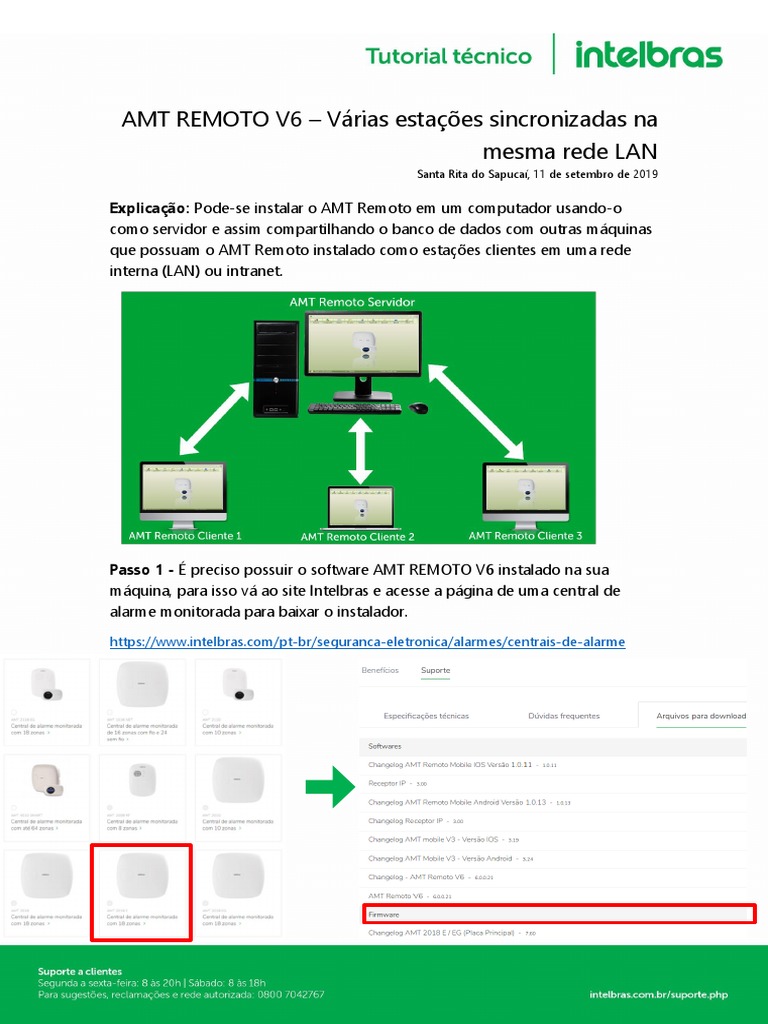 Tutorial AMT Remoto V6 Configurar Várias Estações Na Mesma Rede (LAN