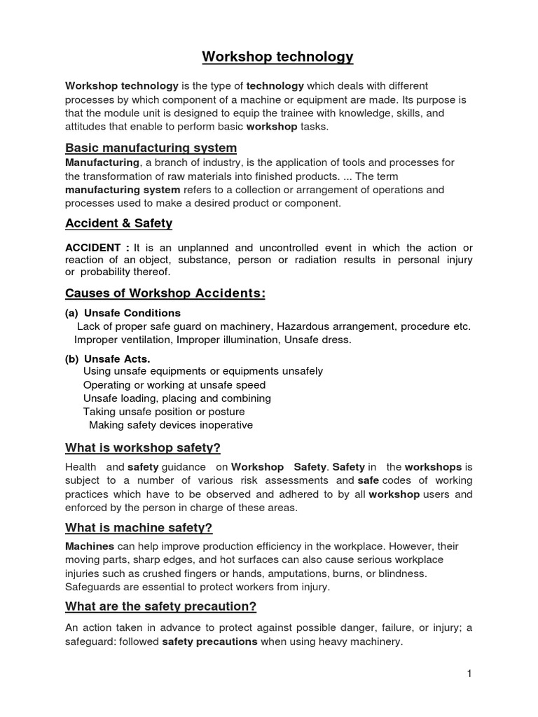 Workshop Technology | PDF | Screw | Gear