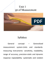 Concepts of Measurement