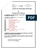 Feu de Stop Et Recule D'un Vehicule