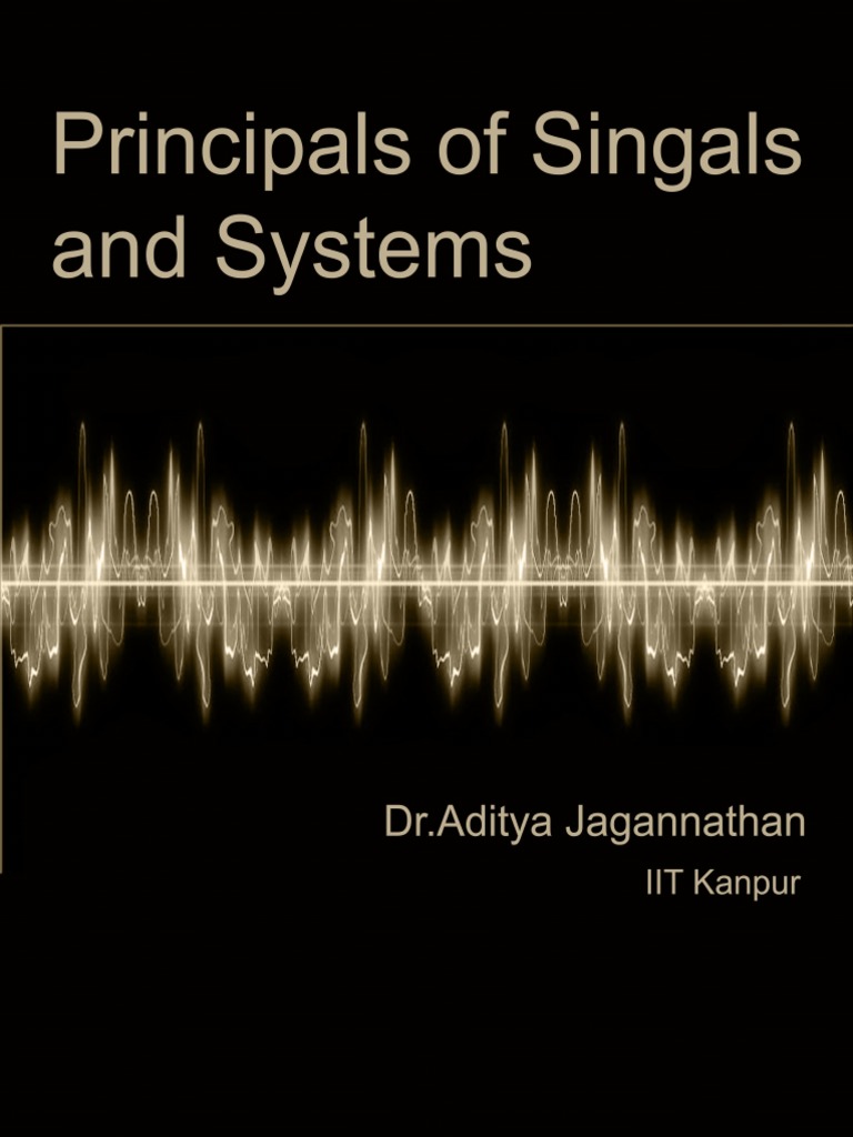 Signals and Systems NPTEL Notes PDF Laplace Transform Fourier