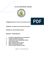 Coevaluación Del Grupo 1 A La Demanda Del Grupo 4