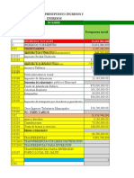 Presupuesto ingresos y gastos 2021 bases del taller