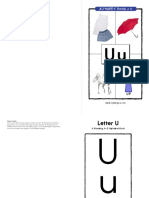 Letter U