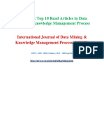 May 2022: Top 10 Read Articles in Data Mining & Knowledge Management Process