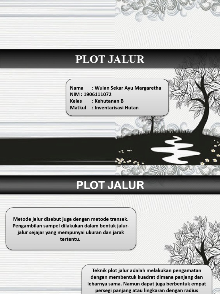 Metode Plot Jalur dalam Inventarisasi Hutan | PDF
