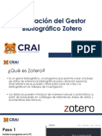 Guía Instalación Zotero