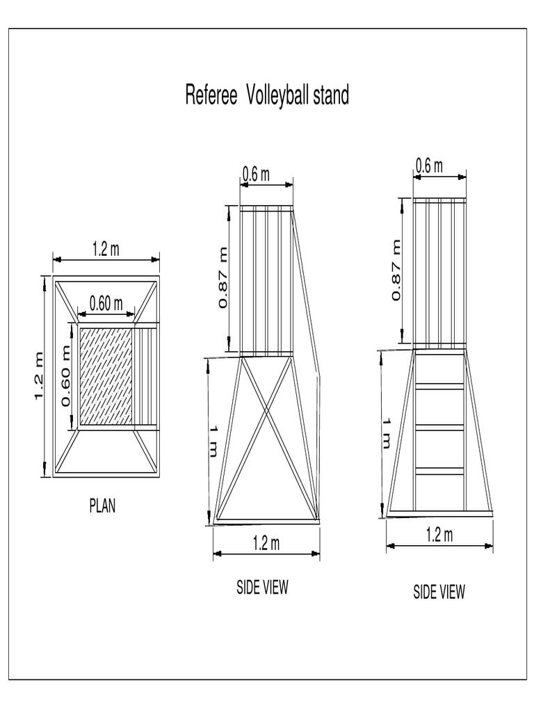 Referee Volleyball Stand PDF