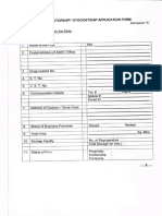 Distributorship/ Stockistship Application Form: Postal Address of Admn. Office